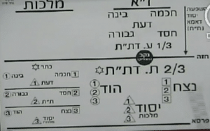 שרטוט זעיר אנפין ומלכות ב-3 קוים